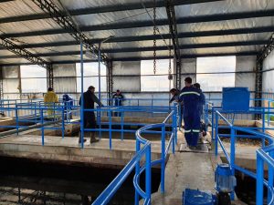 Se concretó la cuarta jornada de limpieza en la Planta Potabilizadora de Río Gallegos