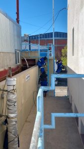 Se concretó la cuarta jornada de limpieza en la Planta Potabilizadora de Río Gallegos