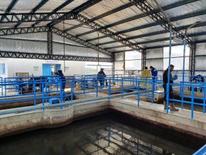 Se concretó la cuarta jornada de limpieza en la Planta Potabilizadora de Río Gallegos