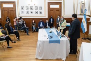 Alicia valoró la labor de lxs agentes territoriales en el marco del "Vacunate en casa"