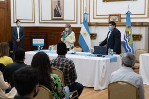 Alicia valoró la labor de lxs agentes territoriales en el marco del "Vacunate en casa"