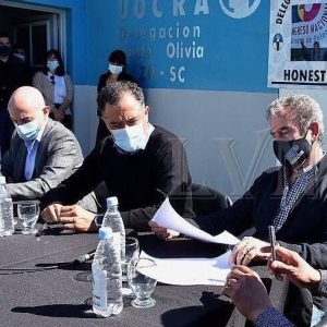Se realizó la firma del acta de inicio para obras en Caleta Olivia