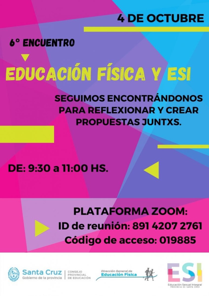 Concretaran un nuevo encuentro de Educación Física y ESI