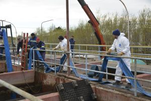 Autoridades Provinciales anunciaron la finalización de las tareas de limpieza en la Planta Potabilizadora de Agua de Río Gallegos
