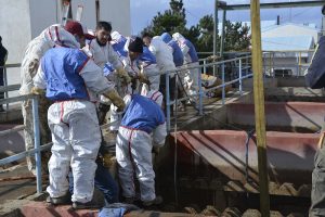 Autoridades Provinciales anunciaron la finalización de las tareas de limpieza en la Planta Potabilizadora de Agua de Río Gallegos