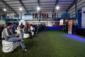 La Gobernadora participó de la inauguración del Complejo Deportivo de la Asociación Obrera Minera Argentina