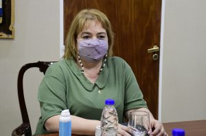 Alicia se reunió con la Vocal por los Pasivos en la Caja de Previsión Social