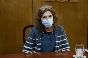 Alicia se reunió con la Vocal por los Pasivos en la Caja de Previsión Social