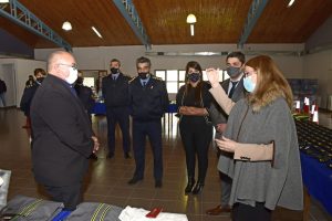 Alicia entregó equipamiento a la Policía de Santa Cruz y Protección Civil