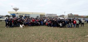 Alicia acompañó a los equipos de Abordaje Comunitario en el barrio San Benito