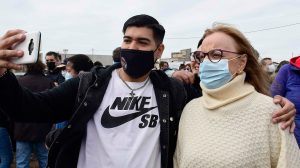 Alicia acompañó a los equipos de Abordaje Comunitario en el barrio San Benito