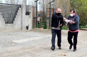 Alicia acompañó a los equipos de Abordaje Comunitario en el barrio San Benito