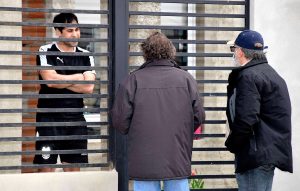 Alicia acompañó a los equipos de Abordaje Comunitario en el barrio San Benito