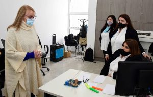 Alicia acompañó a los equipos de Abordaje Comunitario en el barrio San Benito