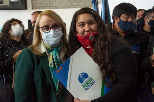 Alicia inauguró un nuevo Núcleo Educativo y entregó viviendas en Perito Moreno
