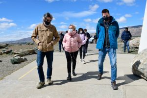 Alicia destacó la jornada de trabajo con el INPRES en El Calafate