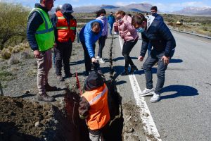 Alicia destacó la jornada de trabajo con el INPRES en El Calafate