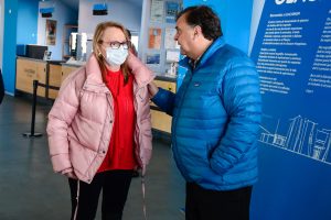 Alicia destacó la jornada de trabajo con el INPRES en El Calafate