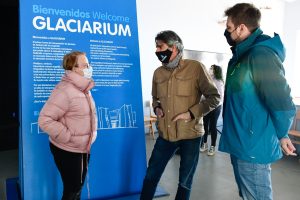 Alicia destacó la jornada de trabajo con el INPRES en El Calafate