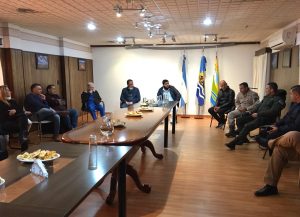 El Estado Provincial articula con los COE de Perito Moreno y Los Antiguos