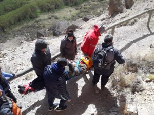 Protección Civil capacitó a personal en la Cueva de las Manos
