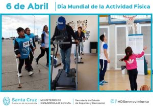 El Día Mundial de la Actividad Física nos encuentra unidos y en movimiento en Santa Cruz