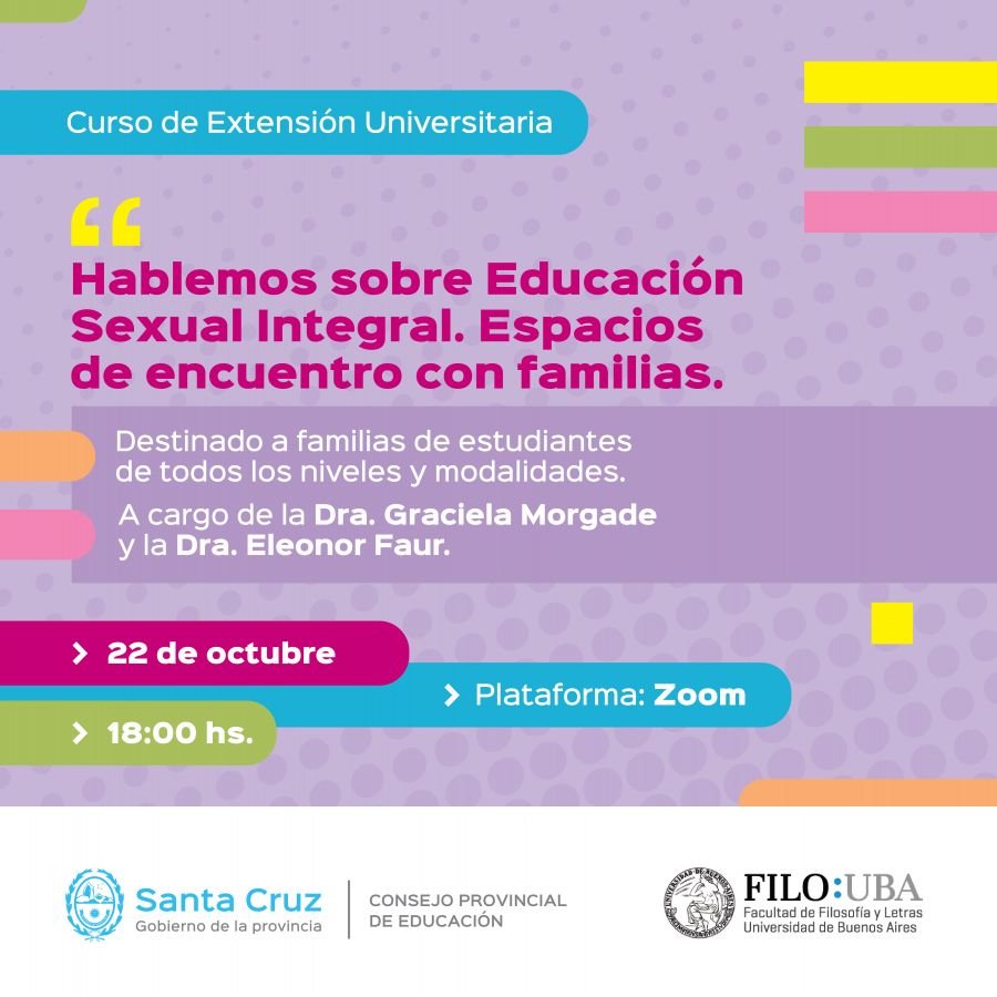 Invitan a participar del Curso de Extensión Universitaria Formato Virtual