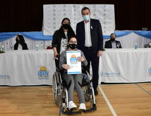 Alicia participó en el acto de entrega de viviendas y certificados de posesión de tierras en Río Gallegos