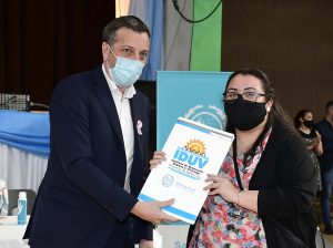 Alicia participó en el acto de entrega de viviendas y certificados de posesión de tierras en Río Gallegos