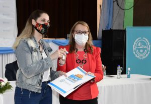 Alicia participó en el acto de entrega de viviendas y certificados de posesión de tierras en Río Gallegos