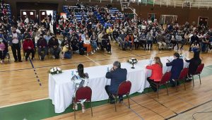 Alicia participó en el acto de entrega de viviendas y certificados de posesión de tierras en Río Gallegos