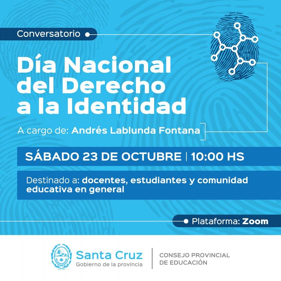 Andrés La Blunda Fontana, nieto restituido, participará del Conversatorio "Identidad"