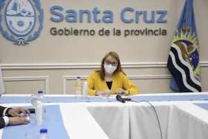 Alicia recibió a especialistas del Instituto Nacional de Prevención Sísmica en Casa de Gobierno
