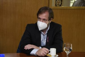 Alicia recibió a representante de la empresa Newmont - Cerro Negro en Casa de Gobierno