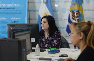 Parte del gabinete recorrió la sala de situación