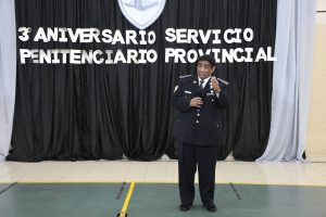 La Gobernadora encabezó el tercer aniversario del Servicio Penitenciario Provincial