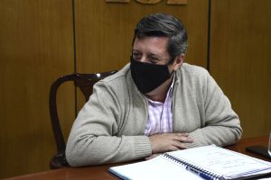 Alicia recibió a autoridad del Ente Nacional de Obras Hídricas y Saneamiento de la Nación