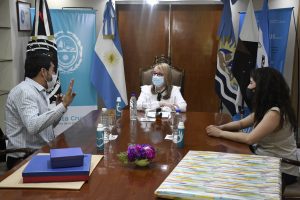 Alicia se reunió con edil del Municipio de Lomas de Zamora en Casa de Gobierno