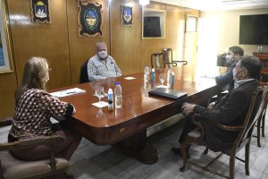 Alicia recibió a ex intendentes de Puerto Santa Cruz