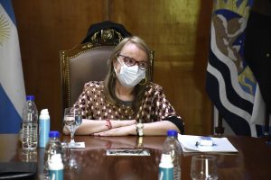 Alicia recibió a ex intendentes de Puerto Santa Cruz