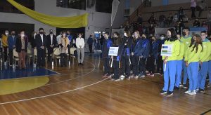 Alicia participó de la apertura oficial de los Juegos de la Araucanía 2021 – Sede Natación