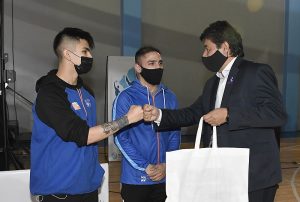 Alicia participó de la apertura oficial de los Juegos de la Araucanía 2021 – Sede Natación