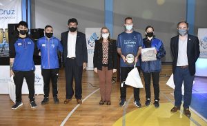 Alicia participó de la apertura oficial de los Juegos de la Araucanía 2021 – Sede Natación