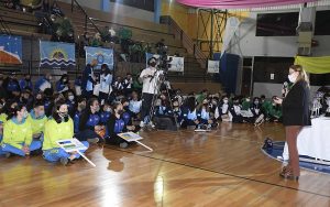Alicia participó de la apertura oficial de los Juegos de la Araucanía 2021 – Sede Natación