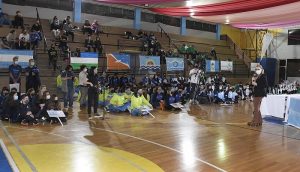 Alicia participó de la apertura oficial de los Juegos de la Araucanía 2021 – Sede Natación