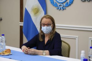 La Gobernadora acompañó una mesa de trabajo con funcionarixs y autoridades de la AFIP