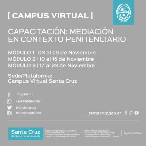 Inició exitosamente la capacitación “Mediación en contexto penitenciario”