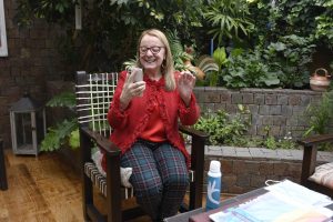Alicia acompañó los talleres de equidad de género en Caleta Olivia