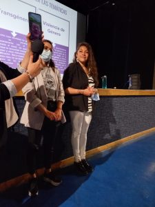 Alicia acompañó los talleres de equidad de género en Caleta Olivia