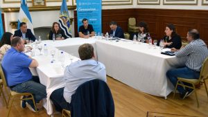 Alicia recibió a representantes del sector comercial